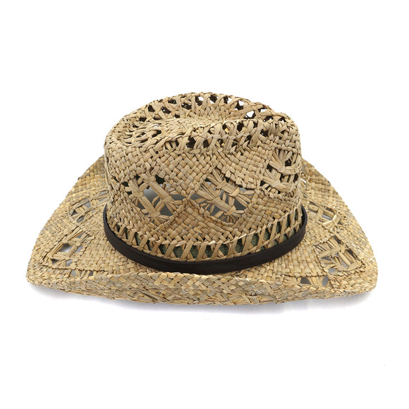 Sombrero Vaquero Artesanal de Paja Natural para Hombre