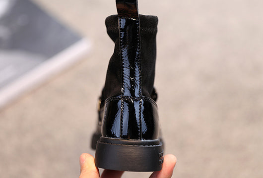Botas de Algodón para Niñas con Detalles de Cuero Sintético y Terciopelo - Image 21