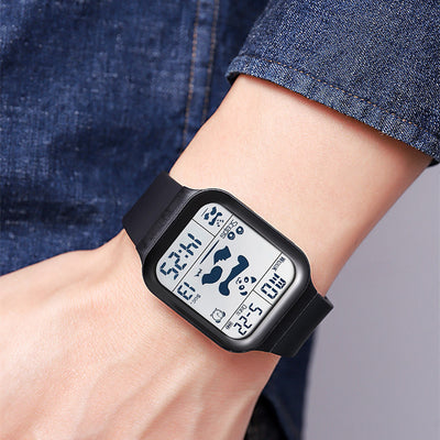 Reloj Deportivo Panda Cuadrado Unisex Resistente al Agua con Múltiples Funciones - Image 3