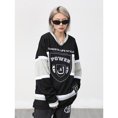 Remera Manga Larga Estilo Urbano Oversize - Image 5