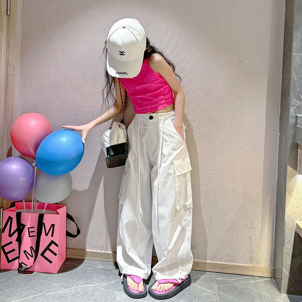 Overol Hip Hop para Niñas y Adolescentes - Estilo Urbano Moderno