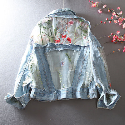 Abrigo Vintage Bordado Suelto y Casual para Mujer - Image 4