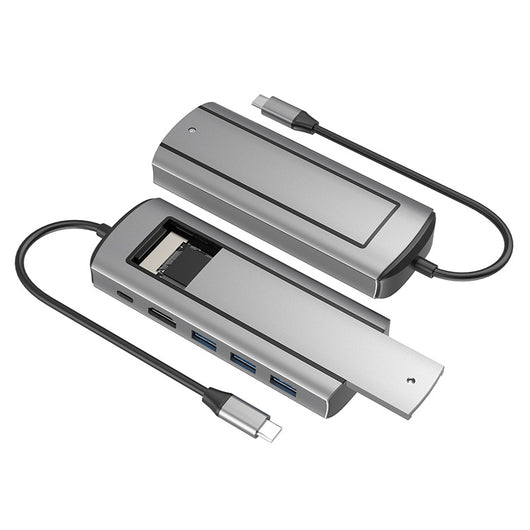 Docking Station USB-C 8 en 1 con Carcasa para Disco Duro SSD - Image 2