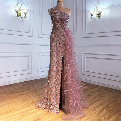 Vestido de Noche Elegante Corte Slim con Abertura Fishtail - Image 6