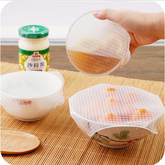 Film Elástico de Silicona Reutilizable para Alimentos - Cubierta Universal para Microondas y Refrigerador - Image 12
