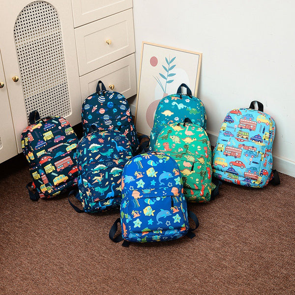 Mochila Escolar Infantil con Impresión 3D de Dibujos Animados