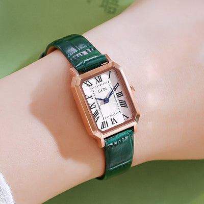 Reloj Cuadrado Retro Impermeable Versátil para Mujer - Image 4