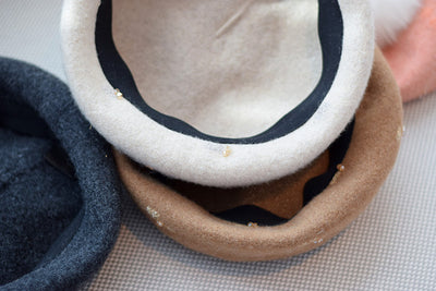 Gorro Vintage de Lana con Pompón de Pelaje de Zorro para Otoño e Invierno - Image 7