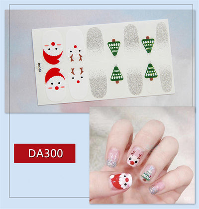 Láminas de Esmalte de Uñas Navideñas - Diseños Viral Red Net - Image 11