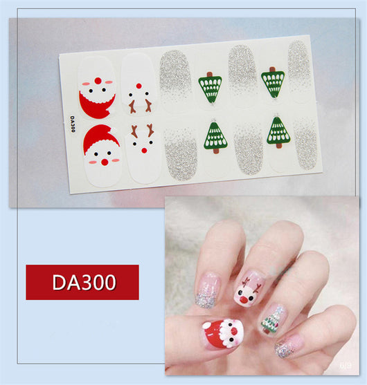 Láminas de Esmalte de Uñas Navideñas - Diseños Viral Red Net - Image 11