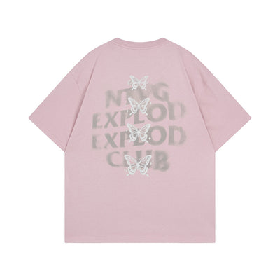 Camiseta Estampado Mariposas Unisex de Manga Corta - Image 7