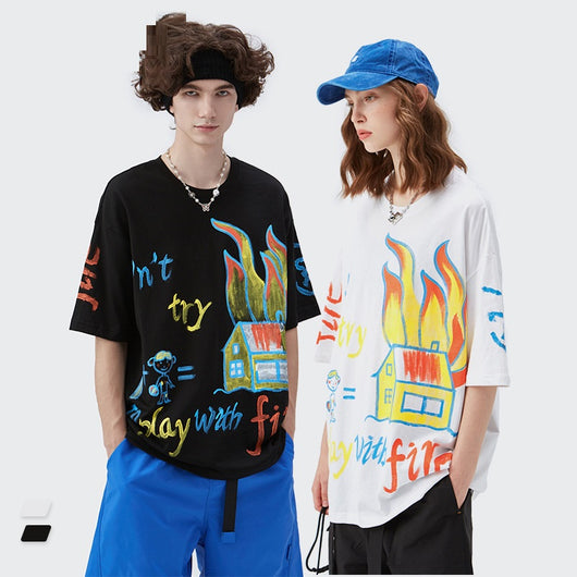 Playera Manga Corta Street Crayon para Hombre - Image 10