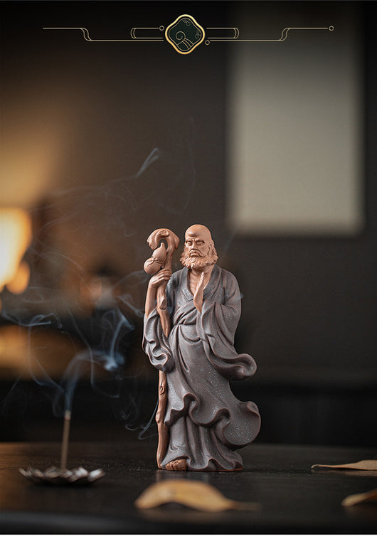 Ornamento Zen Ancestral: Bodhidharma Cruzando el Río - Image 21