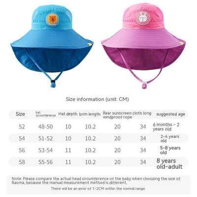 Sombrero de Ala Ancha para Niños - Protección Solar Verano - Image 13