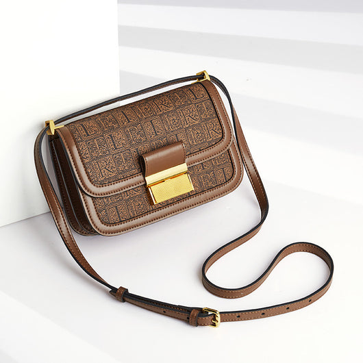 Bolsa Mensajera Retro Tofu de Un Hombro - Versátil y Elegante - Image 5