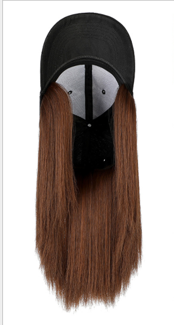 Peluca Bob Corto Liso con Gorro - Cabello hasta la Clavícula - Image 4