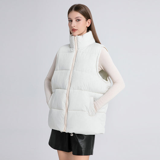 Chaleco Térmico Acolchado sin Mangas con Cuello Alto para Mujer - Image 6