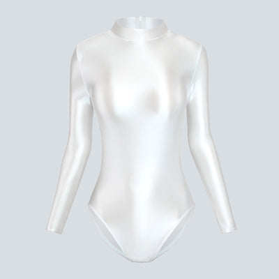 Traje de Baño Ajustado Brillante de Corte Alto - Image 4
