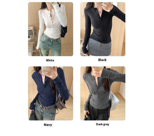 Blusa Interior Ajustada de Manga Larga Pure Desire - Diseño Elegante para Mujer - Image 20