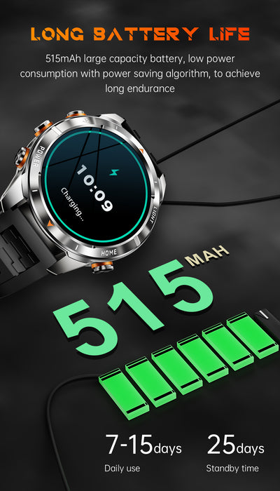 Reloj Inteligente KT80 Pantalla Full HD Batería Mega Llamadas Bluetooth - Image 10