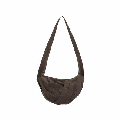 Bolsa Bandolera de Gamuza con Pliegues para Hombre - Image 12