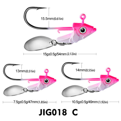 Anzuelo Jig con Contrapeso para Pesca de Fondo - Accesorios de Pesca - Image 7