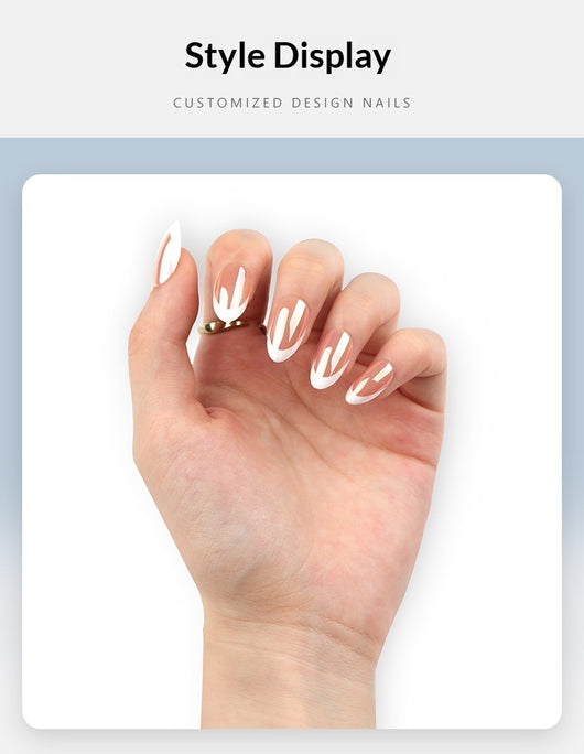 Puntas de Uñas Almendradas Color Sólido 30 Piezas Premium - Image 10