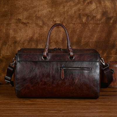 Bolsa de Cuero Premium Hecha a Mano Estilo Retro Gran Capacidad - Image 3