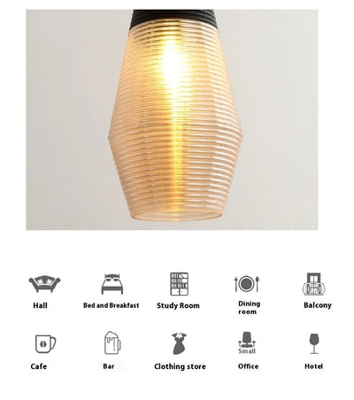 Lámpara Colgante de Cristal Moderna para Cafeterías y Restaurantes - Image 20