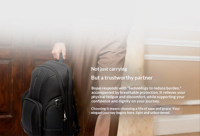 Mochila Ejecutiva Multifuncional para Hombre con Descarga de Peso - Image 7