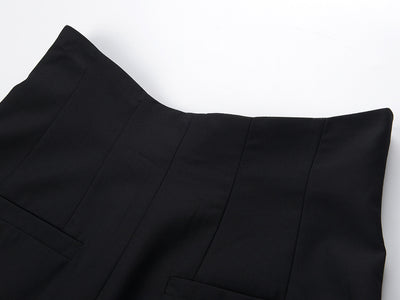 Shorts Talle Alto Slim con Detalles de Moños Brillantes - Image 11