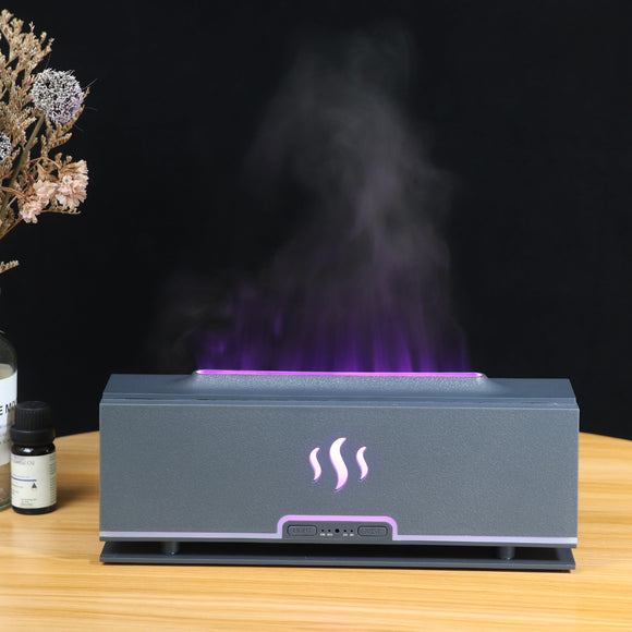 Humidificador con Llama 3D y Difusor de Aroma