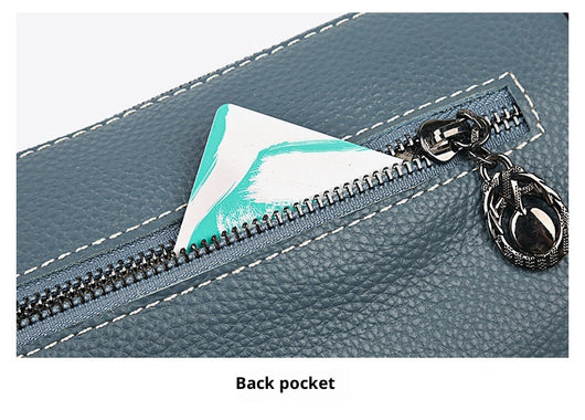 Bolso Bandolera de Cuero Minimalista Retro para Mujer - Image 18