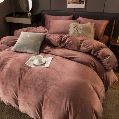 Juego de Cama Matrimonial Premium Franela Gruesa con Volante - Image 21