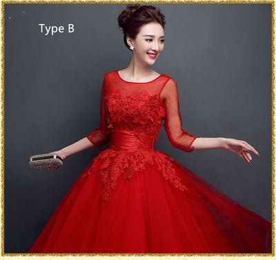 Vestido de Noche Elegante con Encaje para Bodas - Image 5