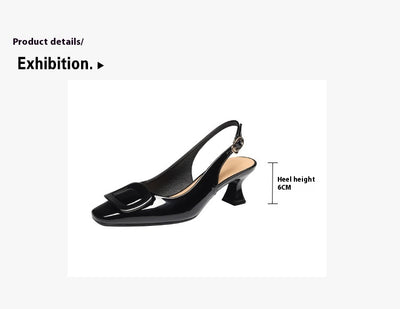 Tacones Altos Cerrados con Hebilla - Stiletto Elegante para Mujer - Image 10