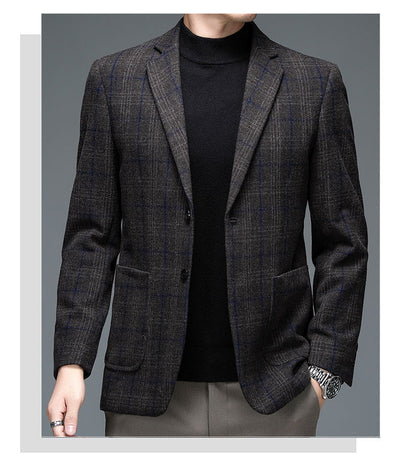 Blazer Cuadros Hombre Elegante para Negocios - Image 18