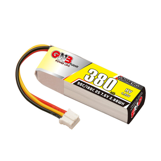 Batería LiPo de Alto Rendimiento GNB 380mAh 7.6V 90C para Autos de Carreras Mosquito - Image 3