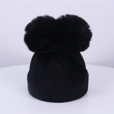 Gorro Tejido con Doble Pompón - Calidez y Estilo para el Invierno - Image 7