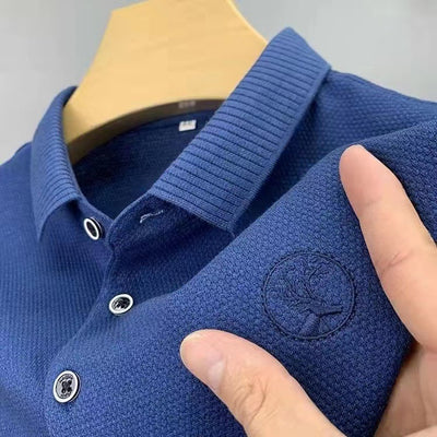 Polo Manga Corta Hombre Algodón Puro con Estampa Cabeza de Ciervo - Image 5