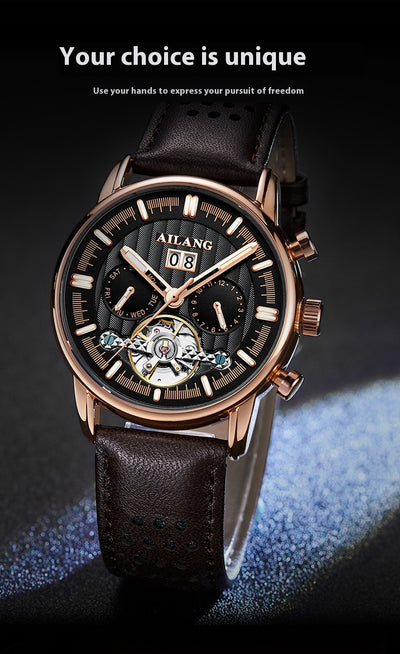 Reloj Automático Tourbillon Multifunción para Hombre - Image 16