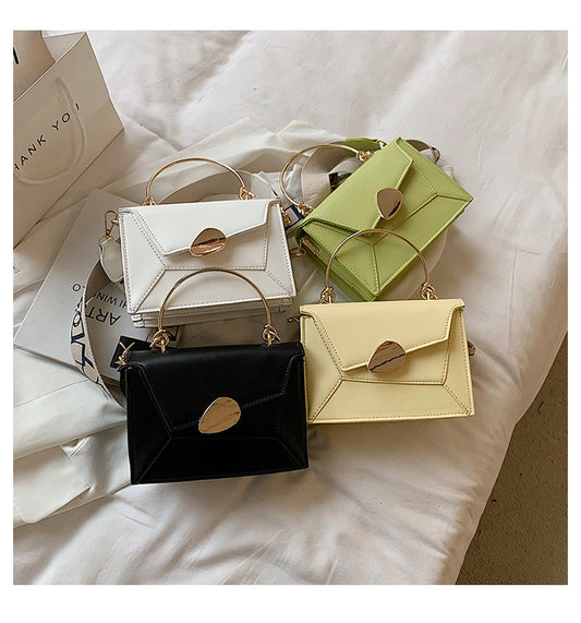 Bolso Diagonal de Una Manga con Costuras Decorativas para Mujer