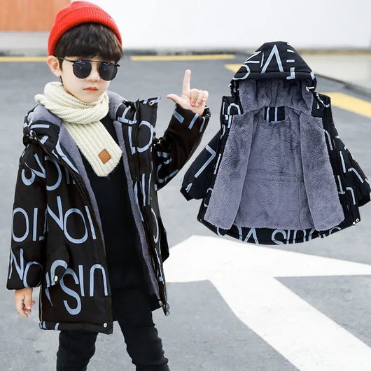 Abrigo de Invierno Infantil Acolchado Estilo Coreano - Image 3