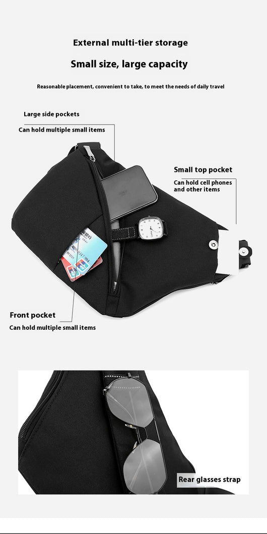 Bolsa de Pecho Crossbody para Viajes - Un Solo Hombro - Image 49