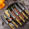Cuchillo Damasco para Carne Acero Inoxidable Premium