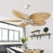 Ventilador de Techo Kwai Leaf Light con Diseño Tradicional