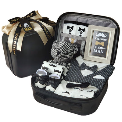 Conjunto Elegante Pequeño Caballero - Caja de Regalo Premium Negro y Oro - Image 2