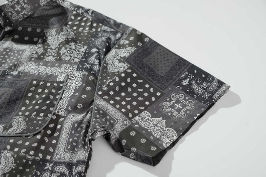 Camisa Étnica Estampada de Manga Corta - Image 9
