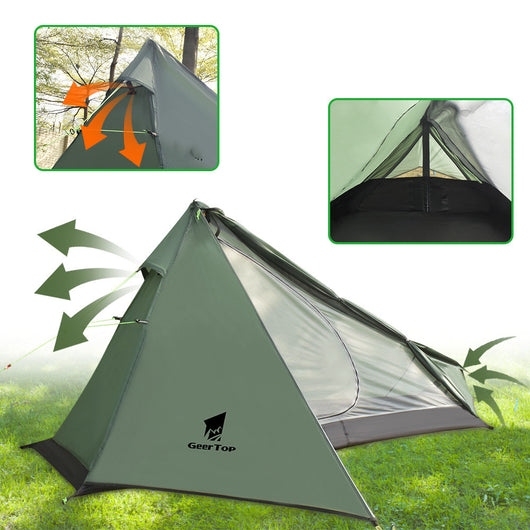 Carpa de Camping sin Postes con Apertura Lateral - Set Completo - Image 8
