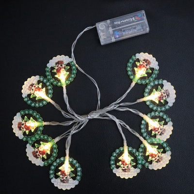 Cadena de Luces LED Multiusos - Árbol de Navidad, Muñeco de Nieve y Decoración Temática - Image 13
